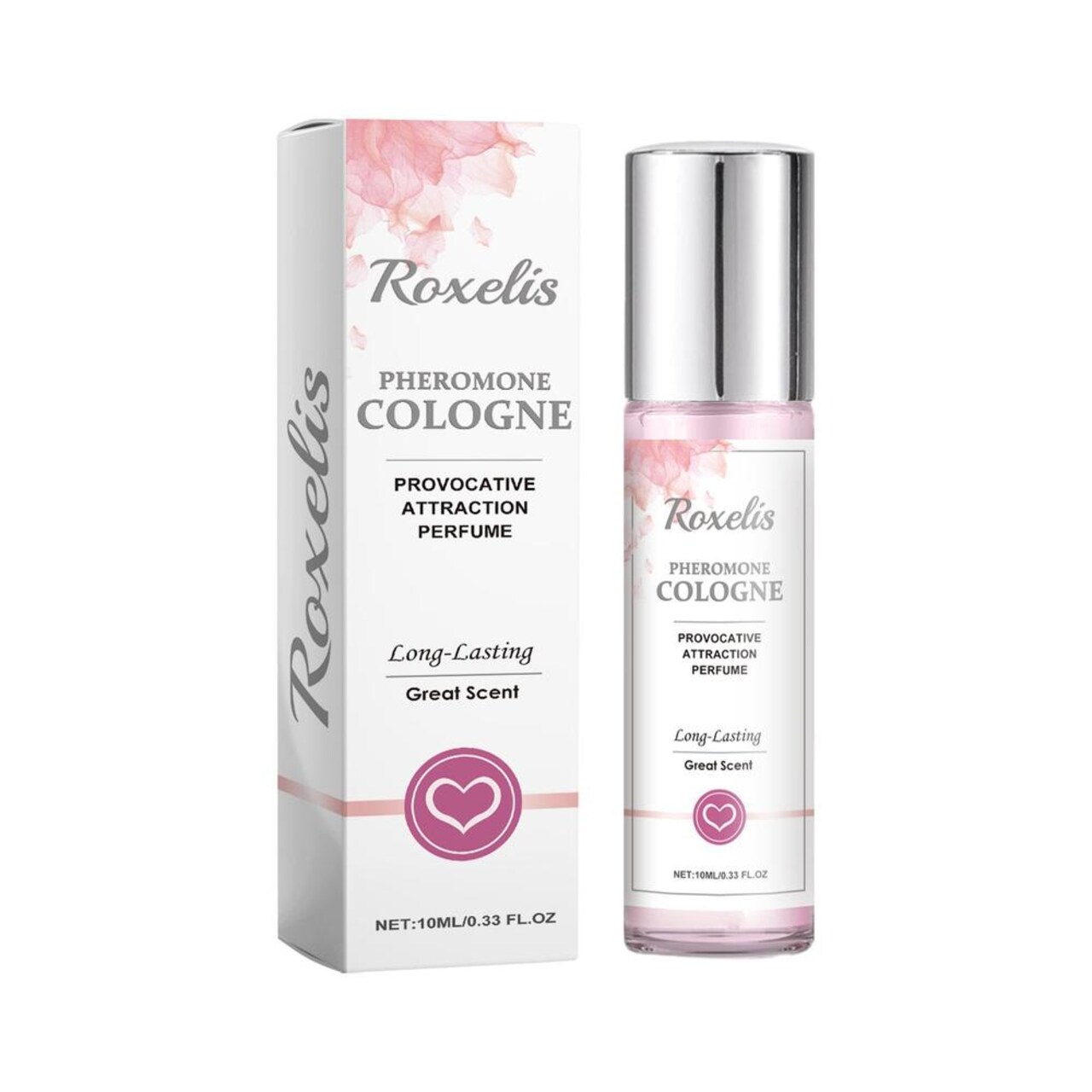 Roxelis - Pink - Charming Floral Perfume for Romantic Moments - 1 Piece